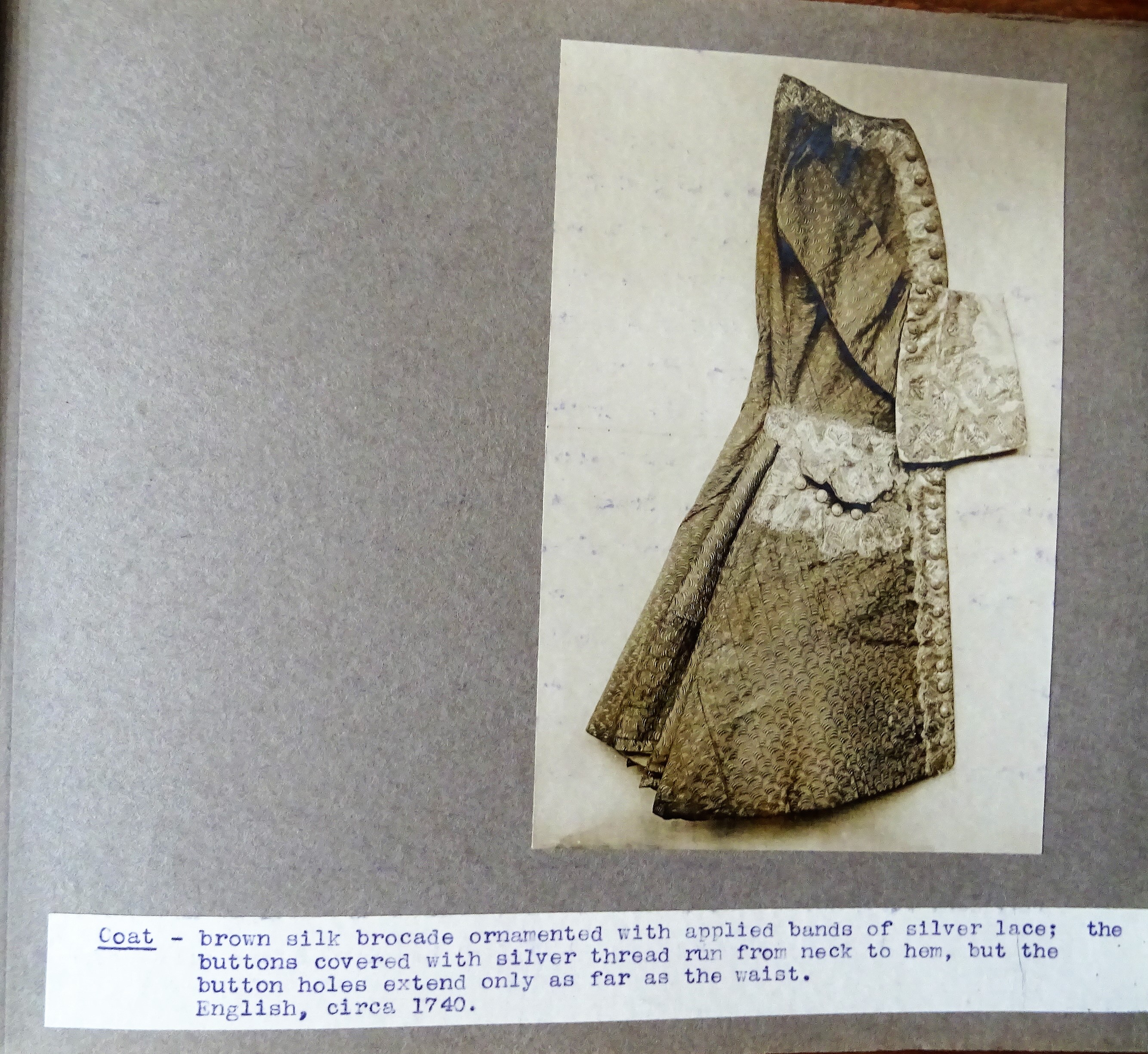 English coat, circa 1780, crimson wollen cloth ornamented with applied gold braid embroidered with coloured silks and spangles